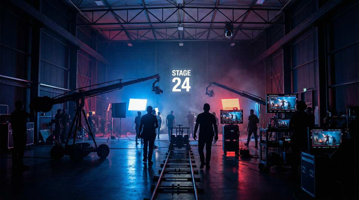 制服诱惑影视传媒视频制作现场